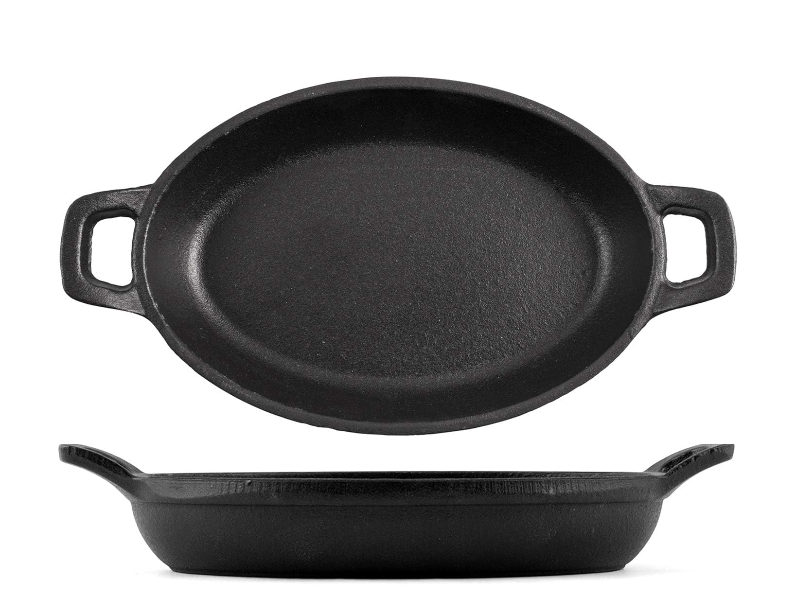 Tegame en fonte 12x18 cm idéal pour gratins individuels sur table