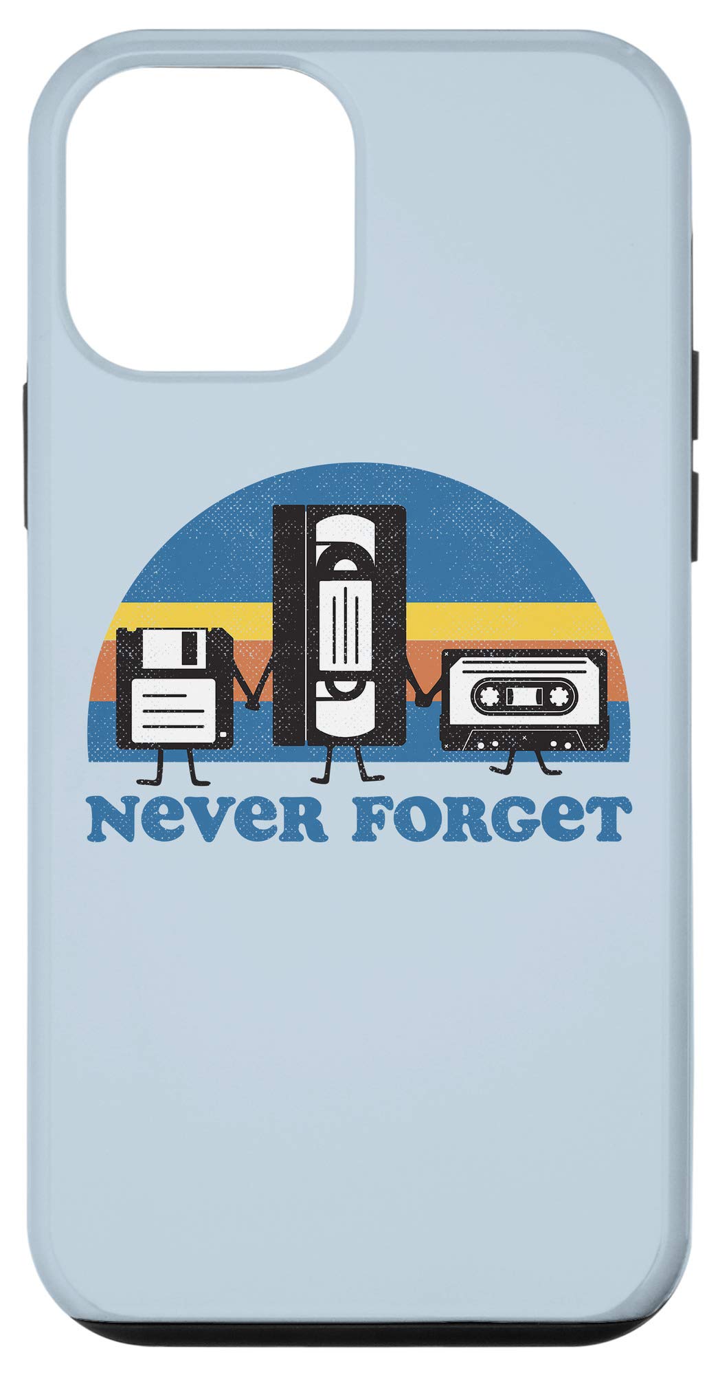 QwerteesiPhone 12 mini Never Forget Funny Floppy Disk VHS Casette Tape 90s 80s Case