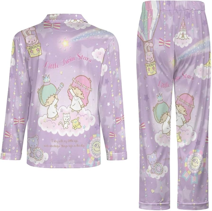 Amazon.co.jp: キキララ パジャマ メンズ 長袖長パンツ 上下 セット