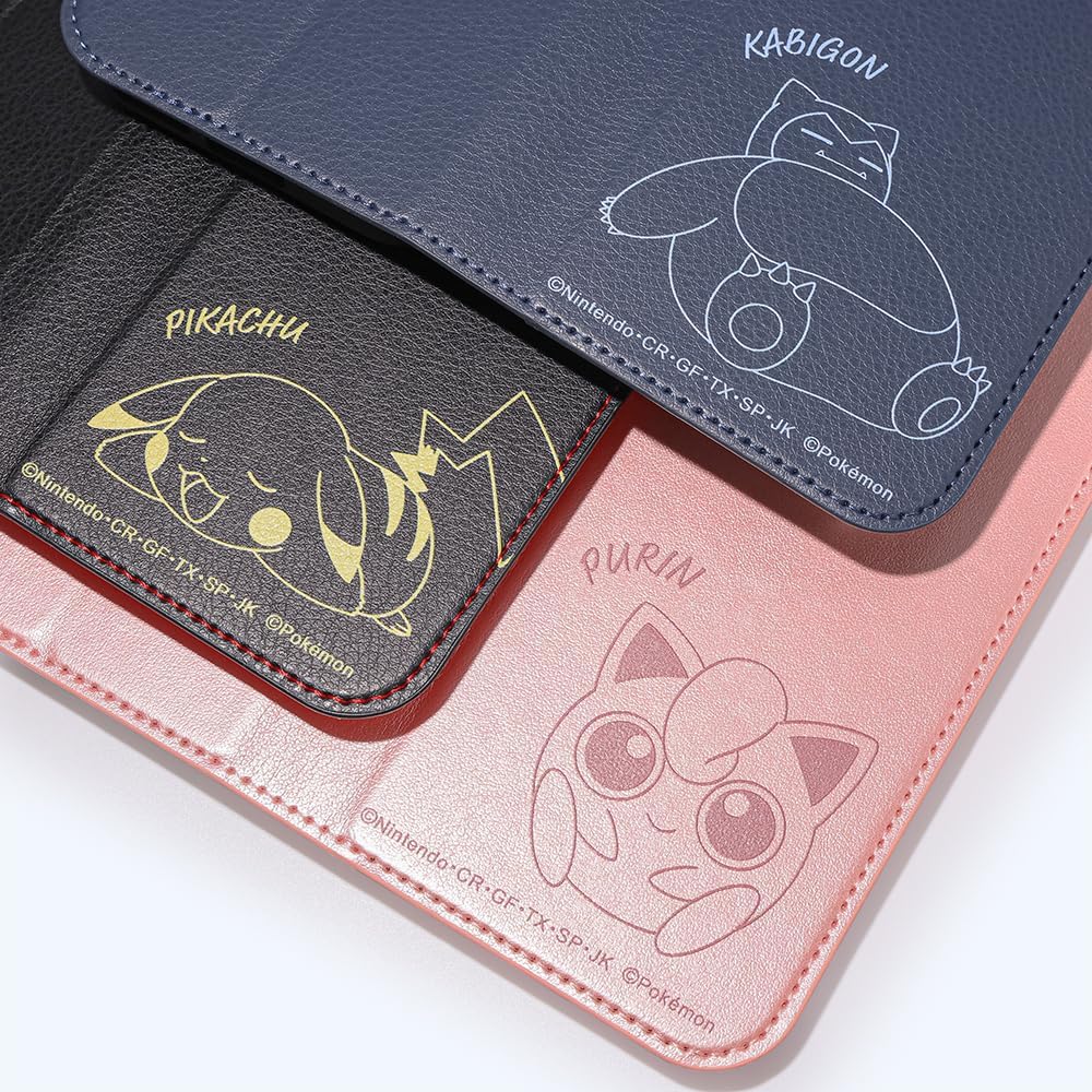 イングレム for Google Pixel 9a ケース 手帳型 衝撃吸収 マグネットベルト レザー ポケットモンスター ピカチュ