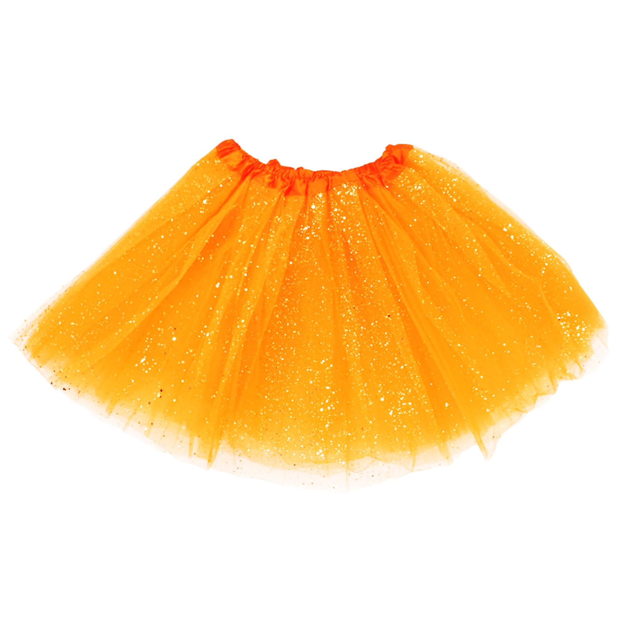Falda Tutu Carnavalife para Mujer y Niña, Tul 3 Capas 30cm 40cm 70cm, Purpurina Brillante, Disfraces Danza Ballet