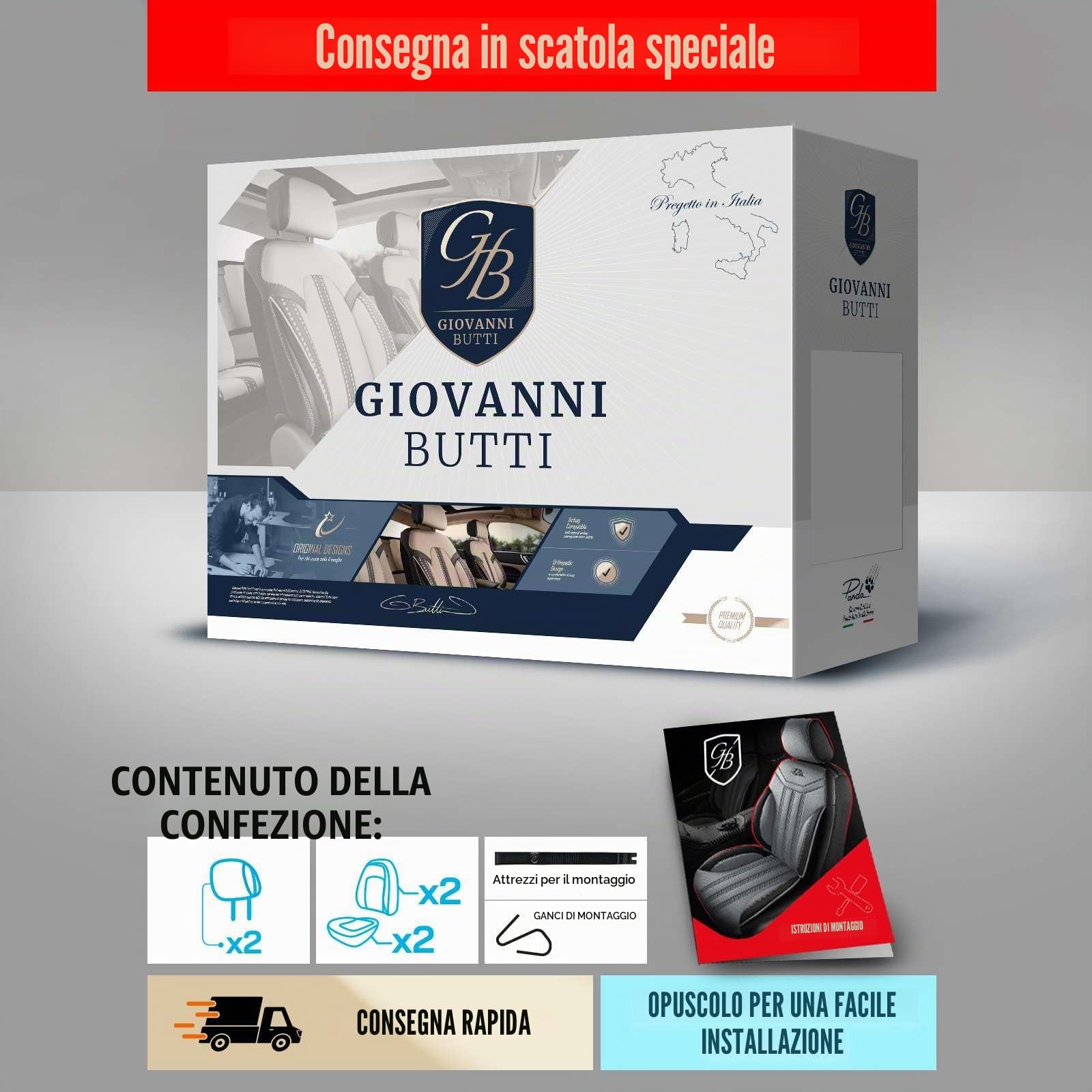 Coprisedili universali per auto e SUV – Coprisedili anteriori di alta qualità, in tessuto piqué, nero e grigio, compatibile con airbag, coprisedile per auto, set di montaggio incluso