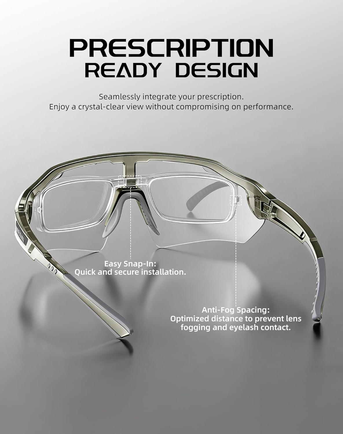 InnerKing Photochromic Cycling Sunglasses for Men Women, Transition Bike Glasses, UV Protection Eyewear for Fishing Running