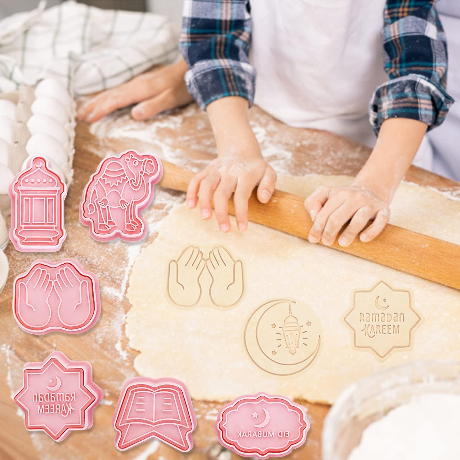 Eid Mubarak Uitsteekvormen, Islamitische Ramadan Koekjessnijders 3d Koekjessnijders Koekjessnijders Eid Mubarak Uitsteekvormen, Islamitische Ramadan Koekjessnijders 3d Koekjessnijders Koekjessnijders