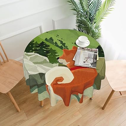 Amazon テーブルクロス 円形 直径150cm 高原 柴犬 デスクマット 撥水加工 防油 汚れ防止 耐久 ずれにくい おしゃれ 食卓カバー 家庭用 業務用 テーブルカバー パーティー用 拭きやすいテーブルマット テーブルクロス オンライン通販 Amazon テーブルクロス 円形 直径150cm 高原 柴犬 デスクマット 撥水加工 防油 汚れ防止 耐久 ずれにくい おしゃれ 食卓カバー 家庭用 業務用 テーブルカバー パーティー用 拭きやすいテーブルマット テーブルクロス オンライン通販