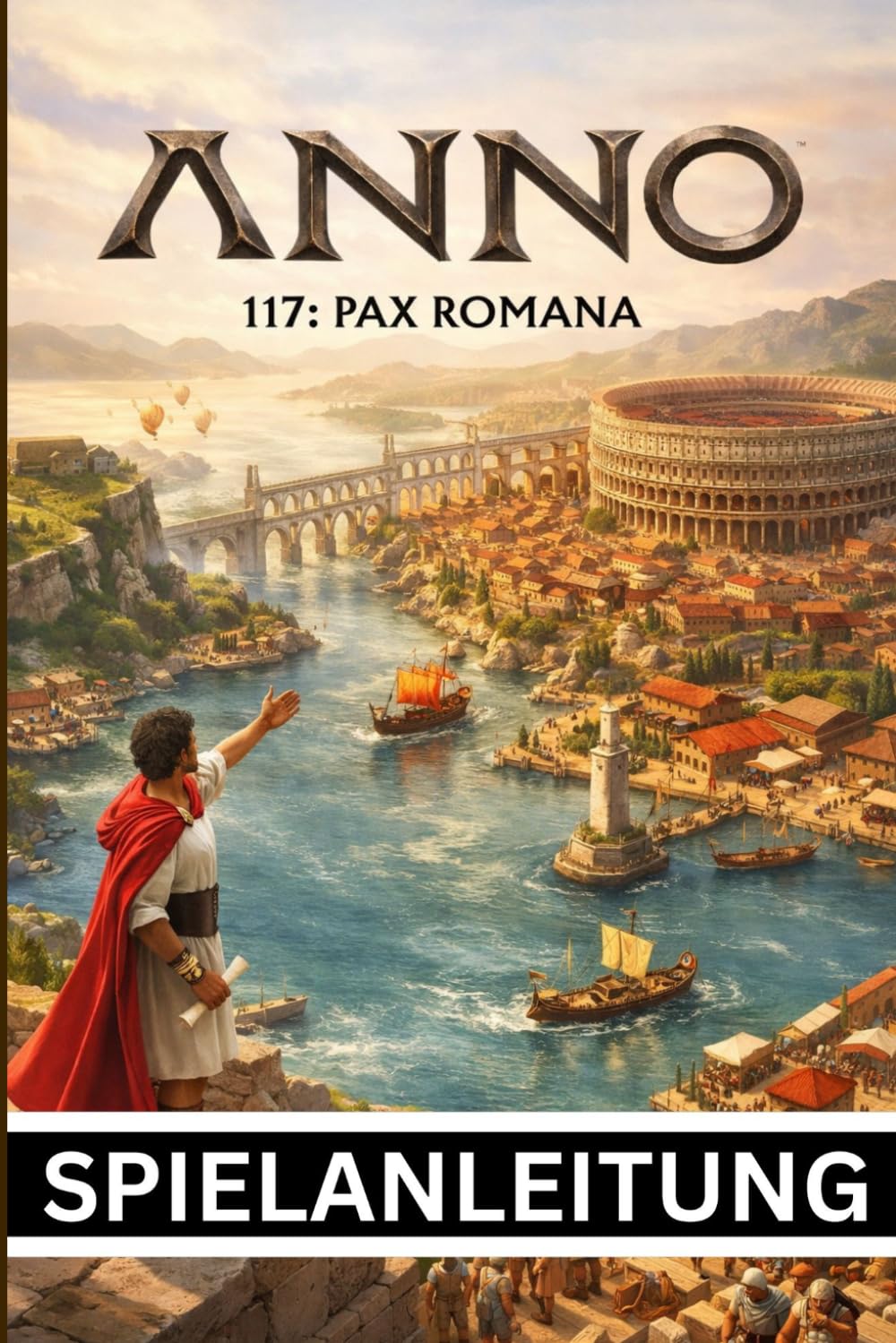 ANNO 117 PAX ROMANA SPIELANLEITUNG: Der ultimative Strategie-Begleiter mit klaren Grafiken und detaillierten Abbildungen zum Aufbau, zur Eroberung und zur Herrschaft über das Römische Reich
