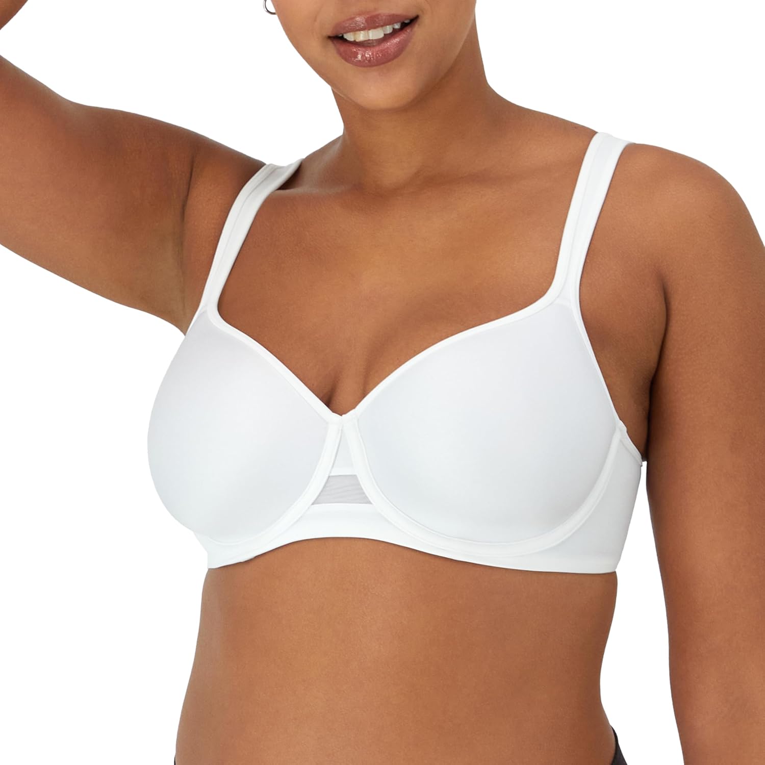 Bali Womens One Smooth U Ultra Light Minimizer Underwire Bra Df3490