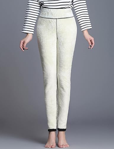 Miniatura 2 de Yeokou - Pantalones deportivos abrigados de invierno para mujer, con forro de sherpa