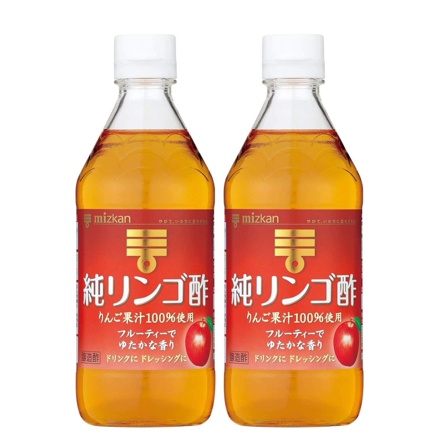 ミツカン 純リンゴ酢 500ml×2個商品画像