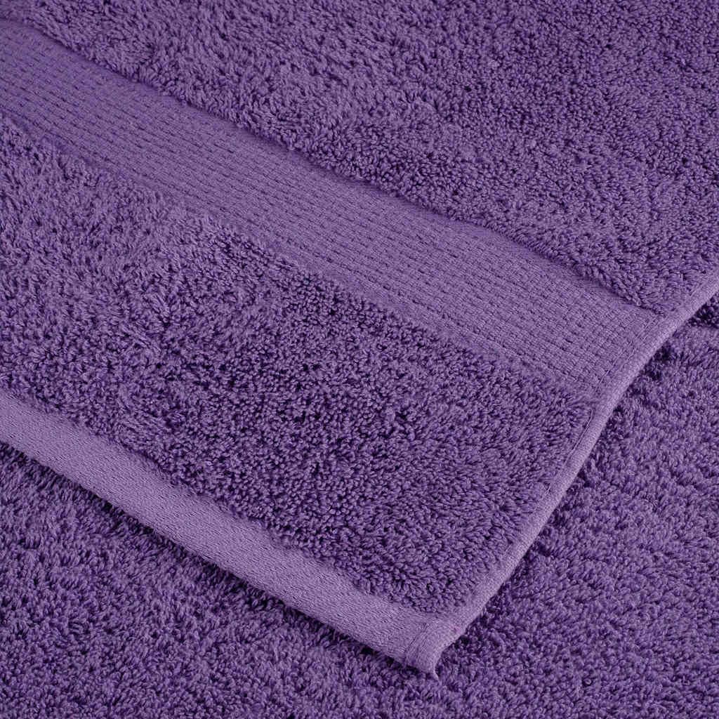 vidaXL Toallas Premium SOLUND 4 Unidades Morado 100x200 cm 600 gsm