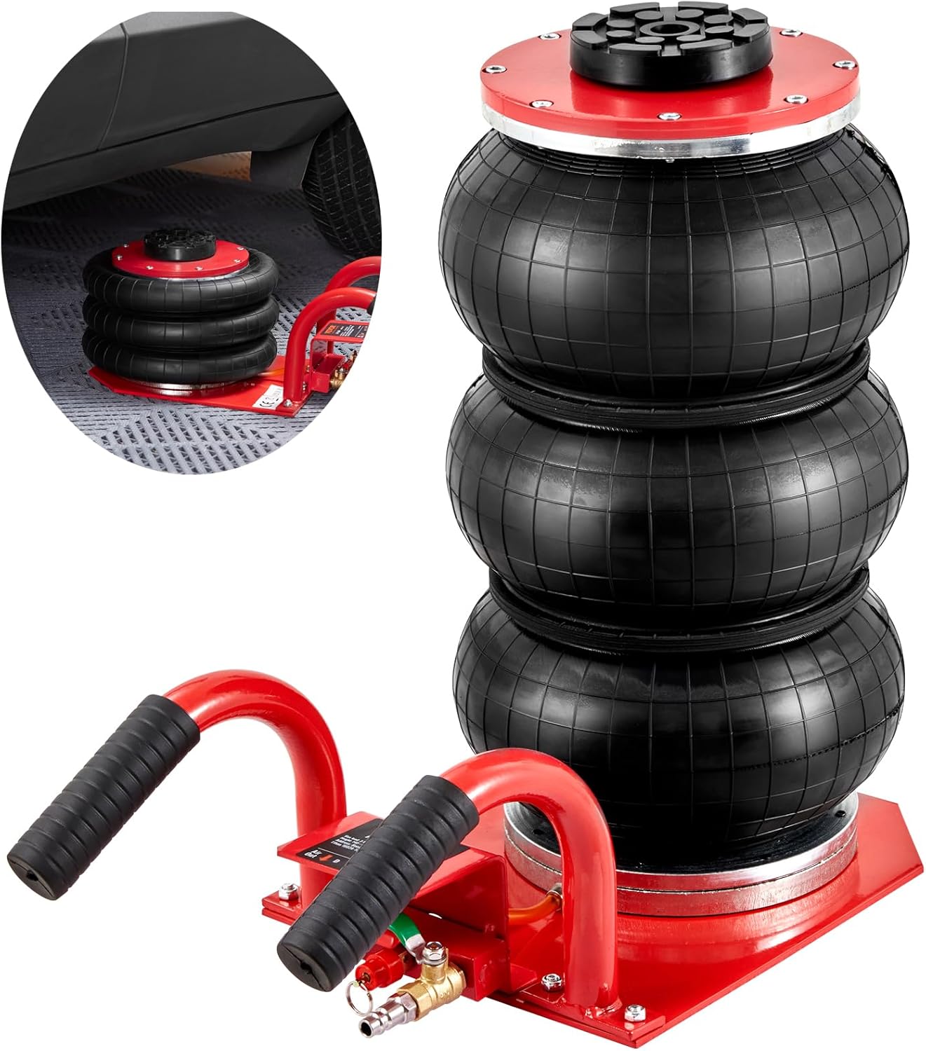 3T Red Tyre Jack for Car Jack Air Tyre