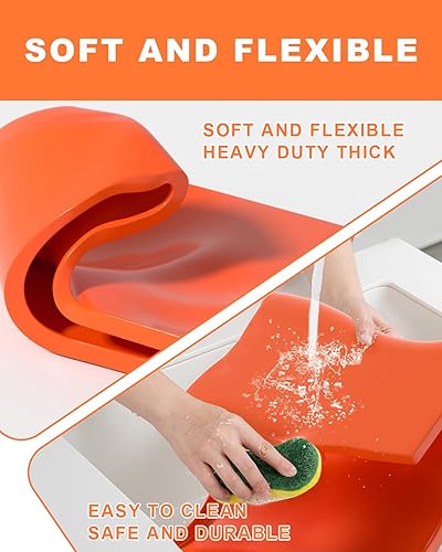 Miniatura 6 de Funda de silicona para plancha Blackstone de 28 pulgadas, resistente grado alimenticio, protege la plancha de roedores, insectos, desechos y óxido