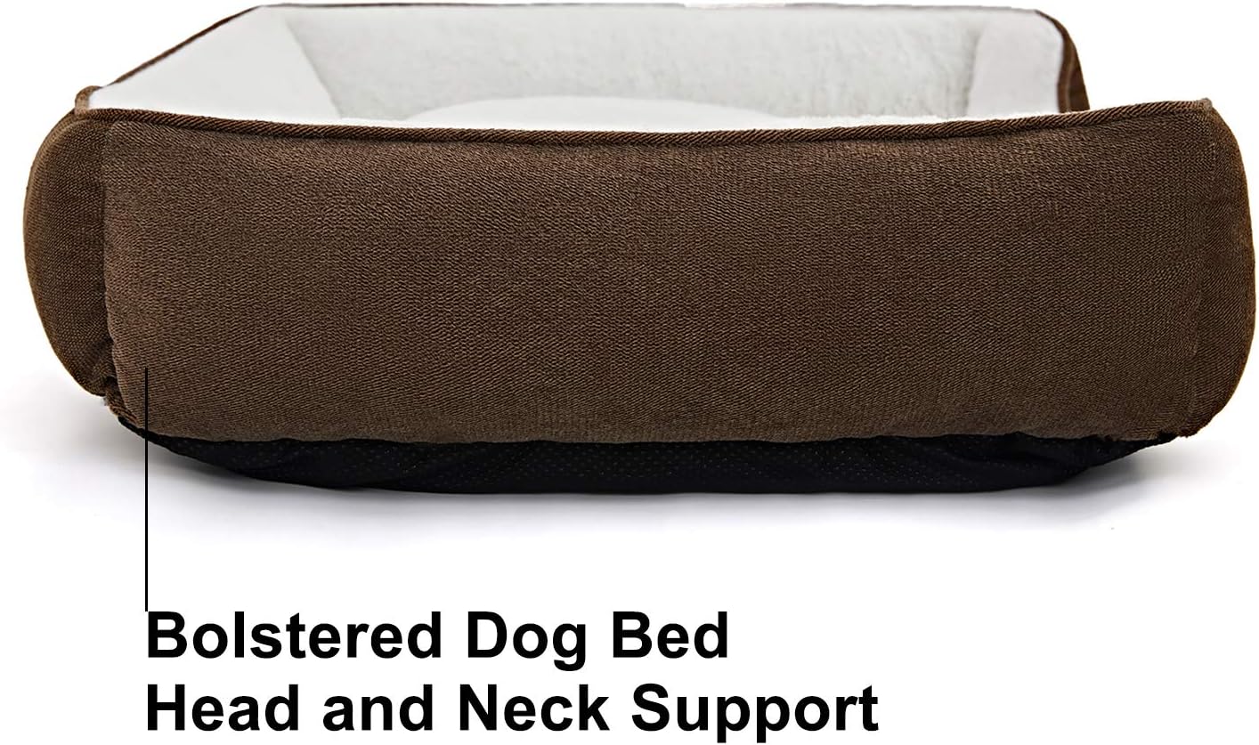ANWA Washable Dog Bed Medium Dogs, Dog Bed Medium Size Dogs, Durable Pet Bed Medium Dogs