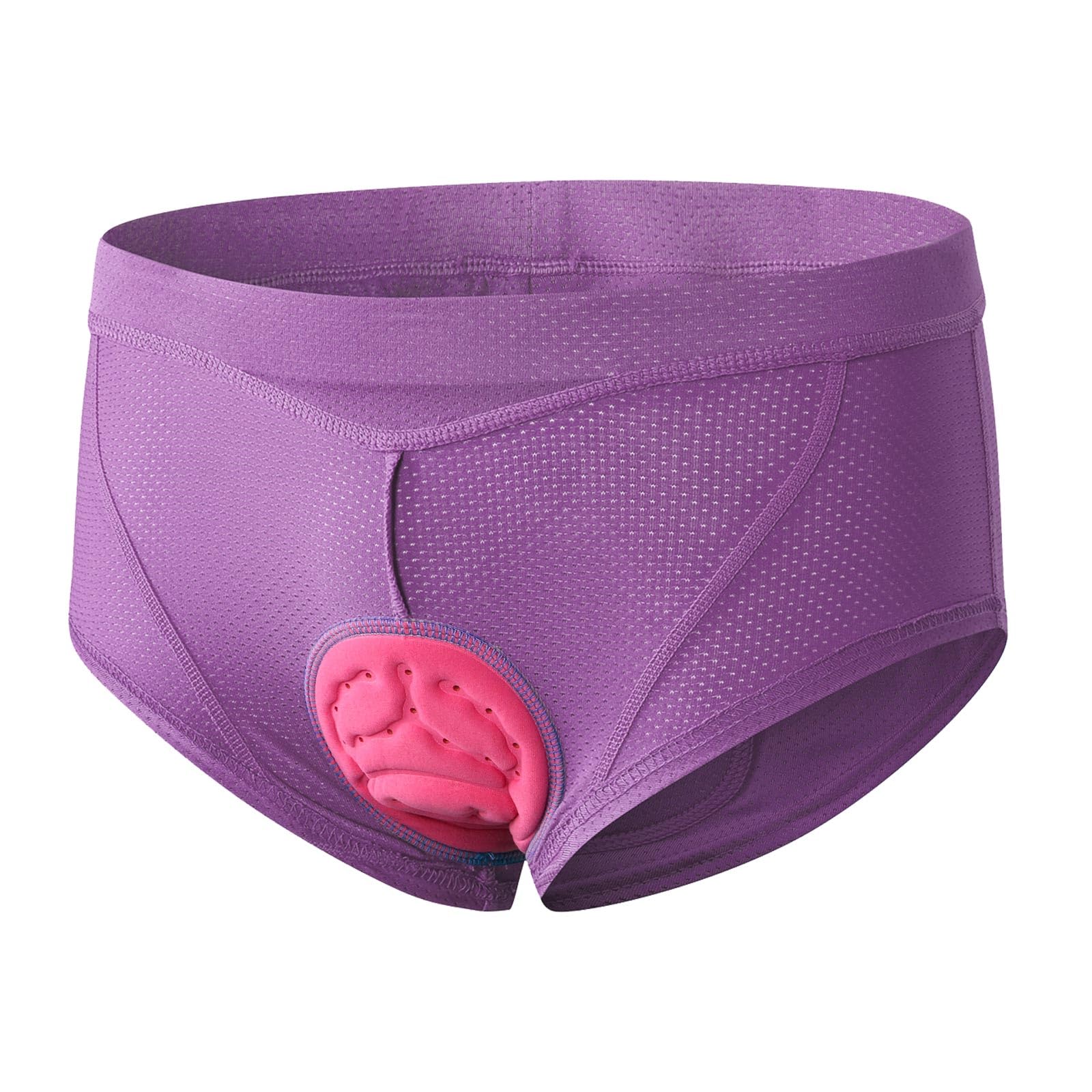 MEETWEE Damen Radunterhose, Fahrradhose Kurz Radlerhose Fahrrad Unterwäsche mit 4D hoch elastisches Schaumstoff，Fahrradunterhose Atmungsaktiv Schnelltrocknend Radhose