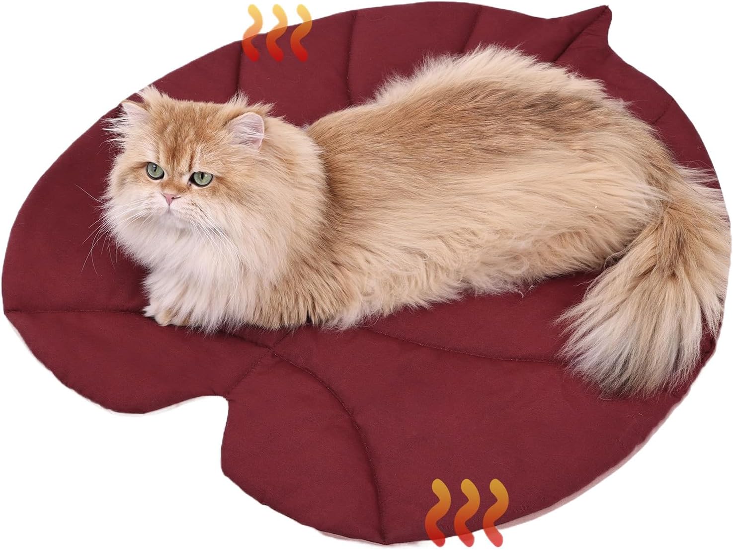 Tappetino per animali | Tappeto rinfrescante per cani a forma di foglia | Isolamento double face per casa balcone viaggio camera da soggiorno esterno