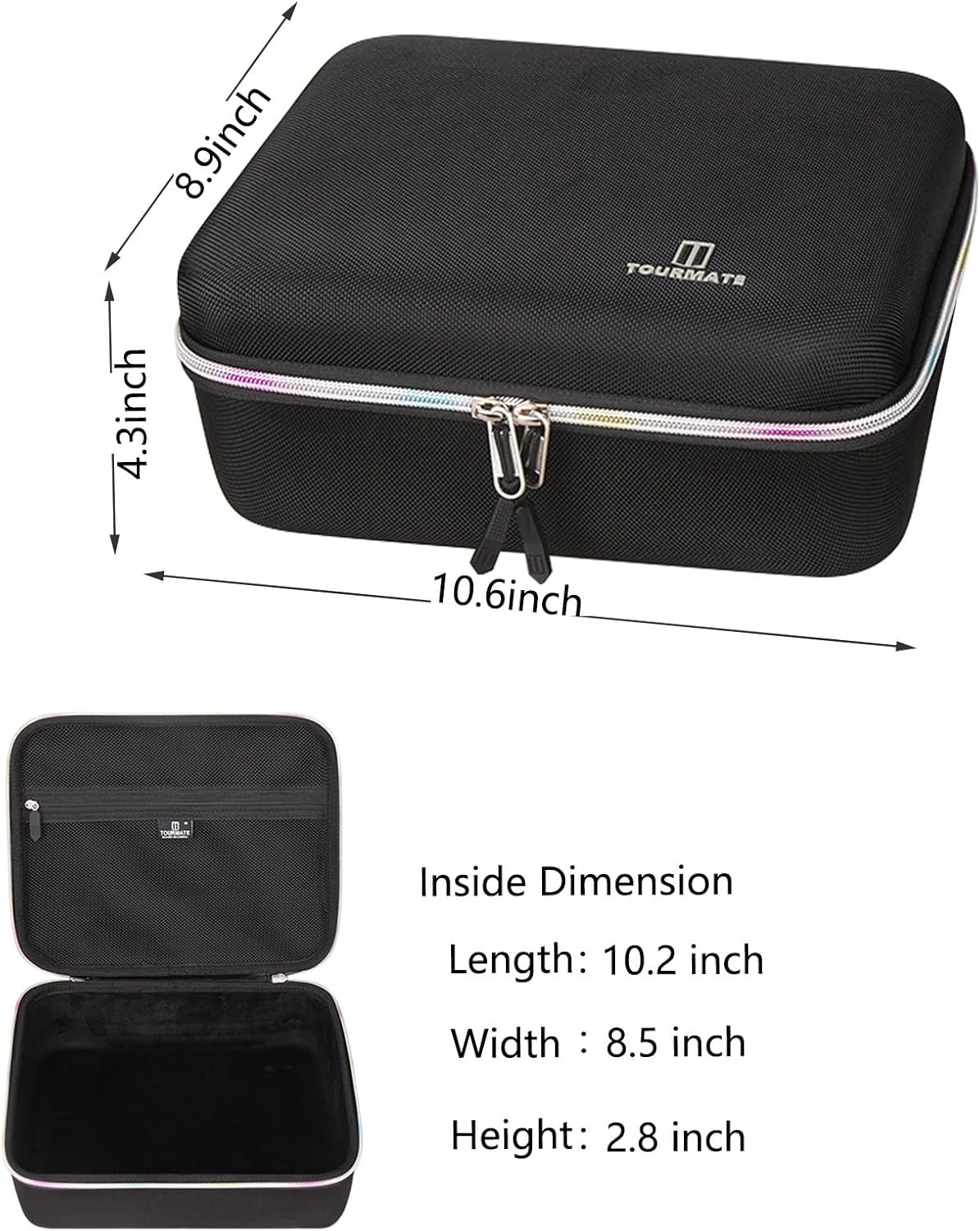 Hard Storage Case for Pyle Professional Audio Mixer - Travel Case for Depusheng M4/M6,Pyle 4/6 Channel PMXU43BT.5 Sound Board Console(Only Box) - Image 5