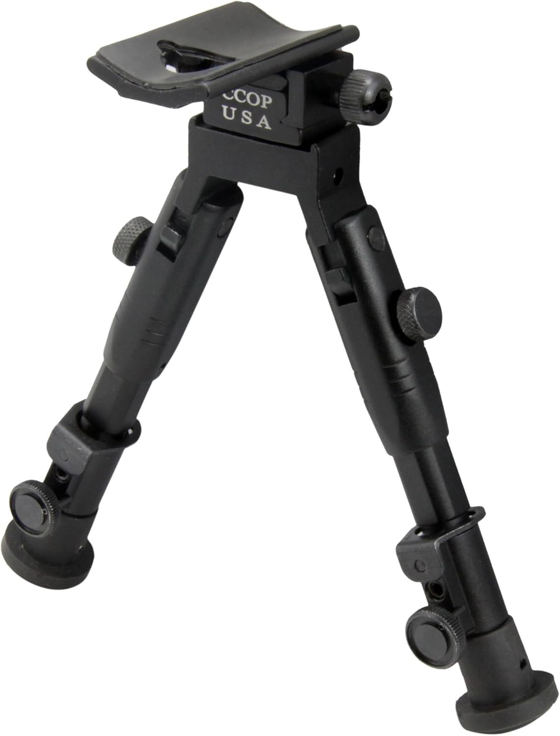 CCOP USA 6 inch Tactical Hunting Rifle Picatinny Swivel Stud Mount Bipod - BP-59MINI