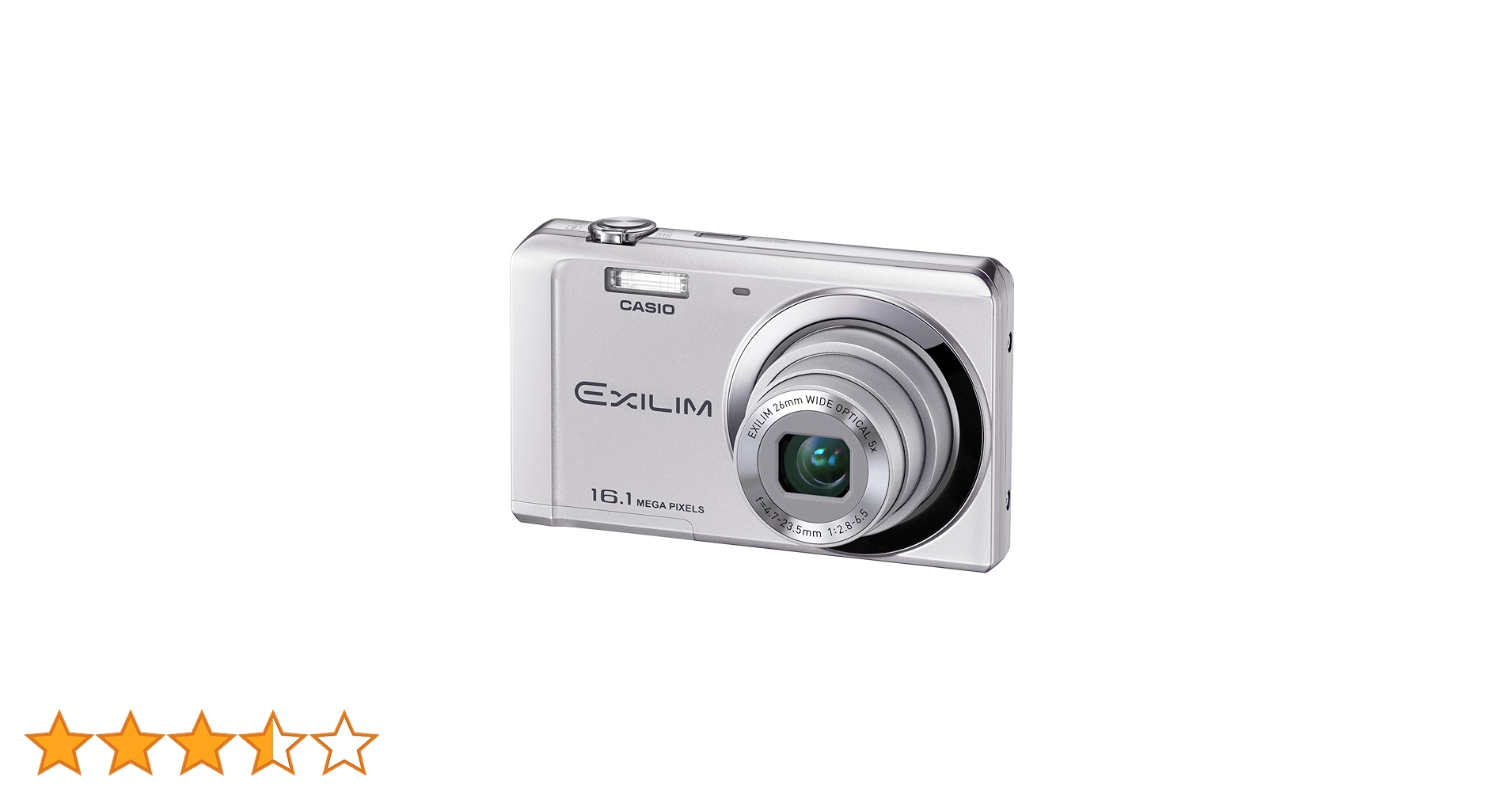 Amazon | CASIO EX-Z28 SR シルバー 16.1M/26mm/5x/2.7''/6.86cm