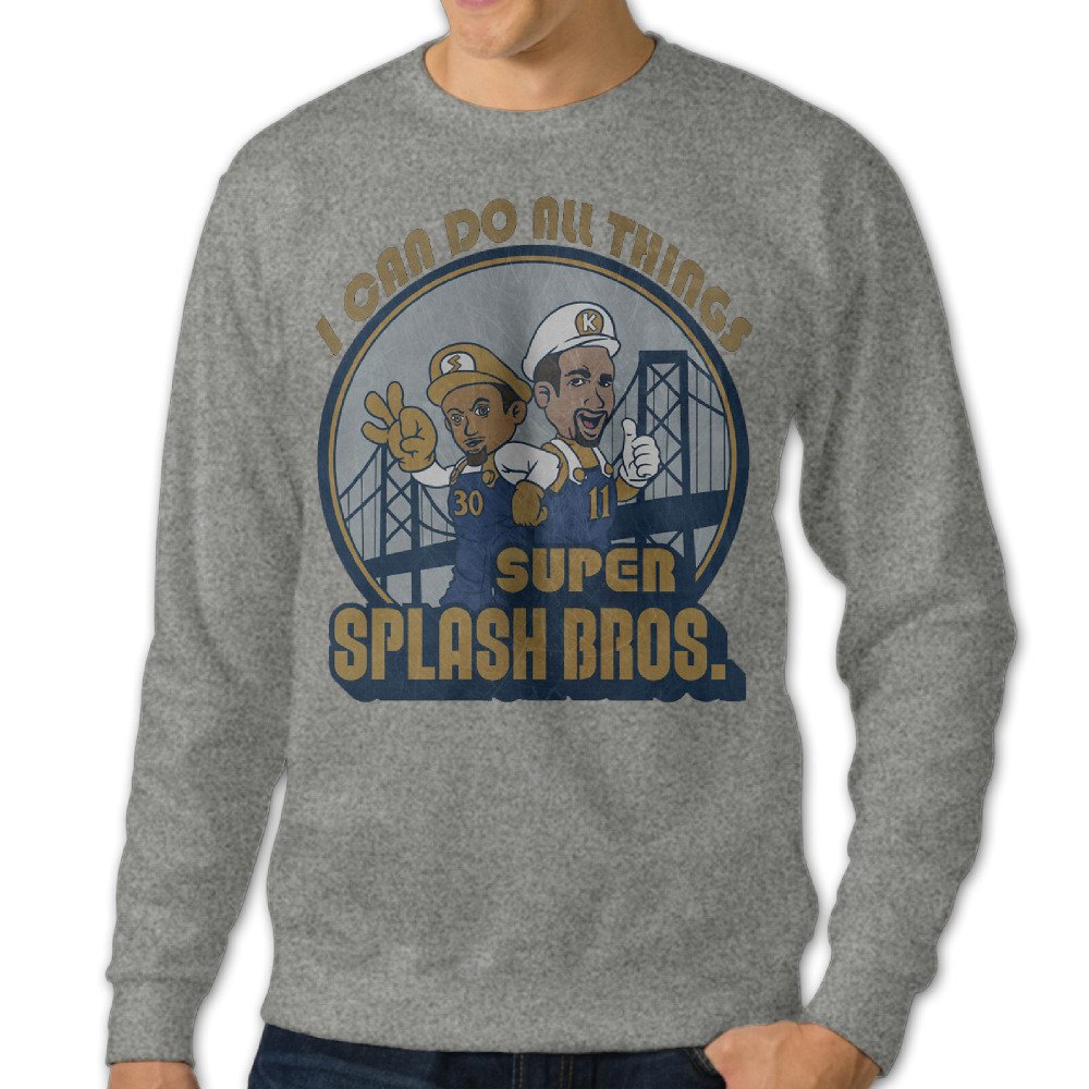 Men's I Can Do All Things Super Splash Bros Sweatshirt Hoody