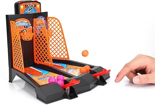 Miniatura 7 de Juego de baloncesto de arcada de escritorio, juego de baloncesto para niños, juego de mesa, tablero de escritorio, aro de disparo, juego de