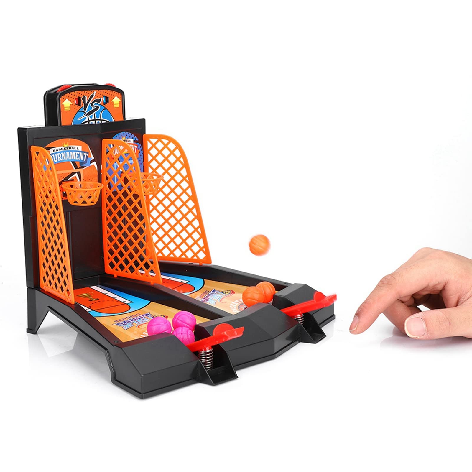 Jouets de Basket-Ball Mini Jeu 2 Joueurs de Table Jeu d'Intelligence d'enfants Réglés Adulte