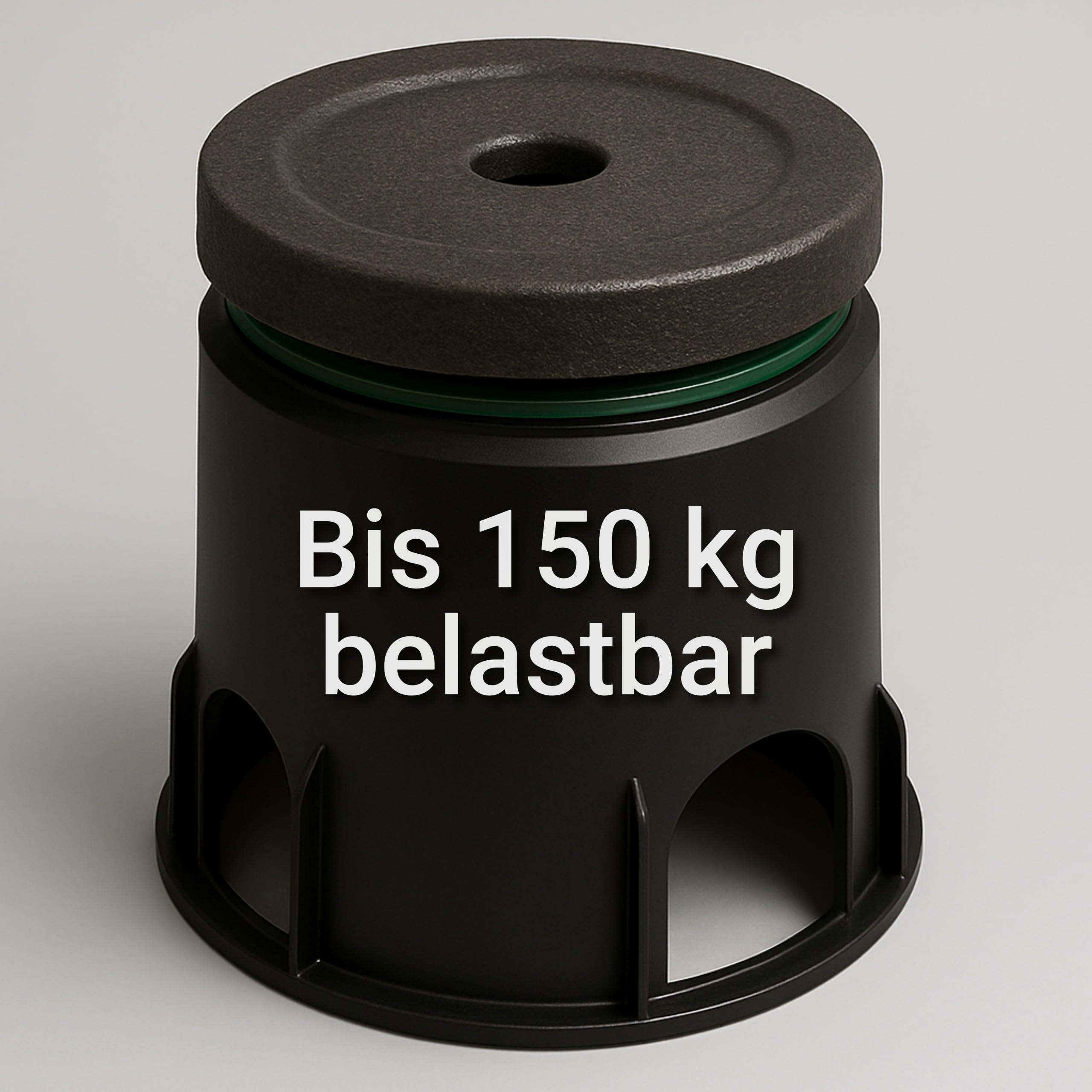 Ventilbox 310x255 mm, Bodeneinbaudose, Ventilkasten, Ventilschacht, Bewässerung-Box, Ventilbox-Rasen, Bodendose, Einbaudose, Bewässerung Garten, Box für Ventile, Trafos, Schläuche, etc. (3)