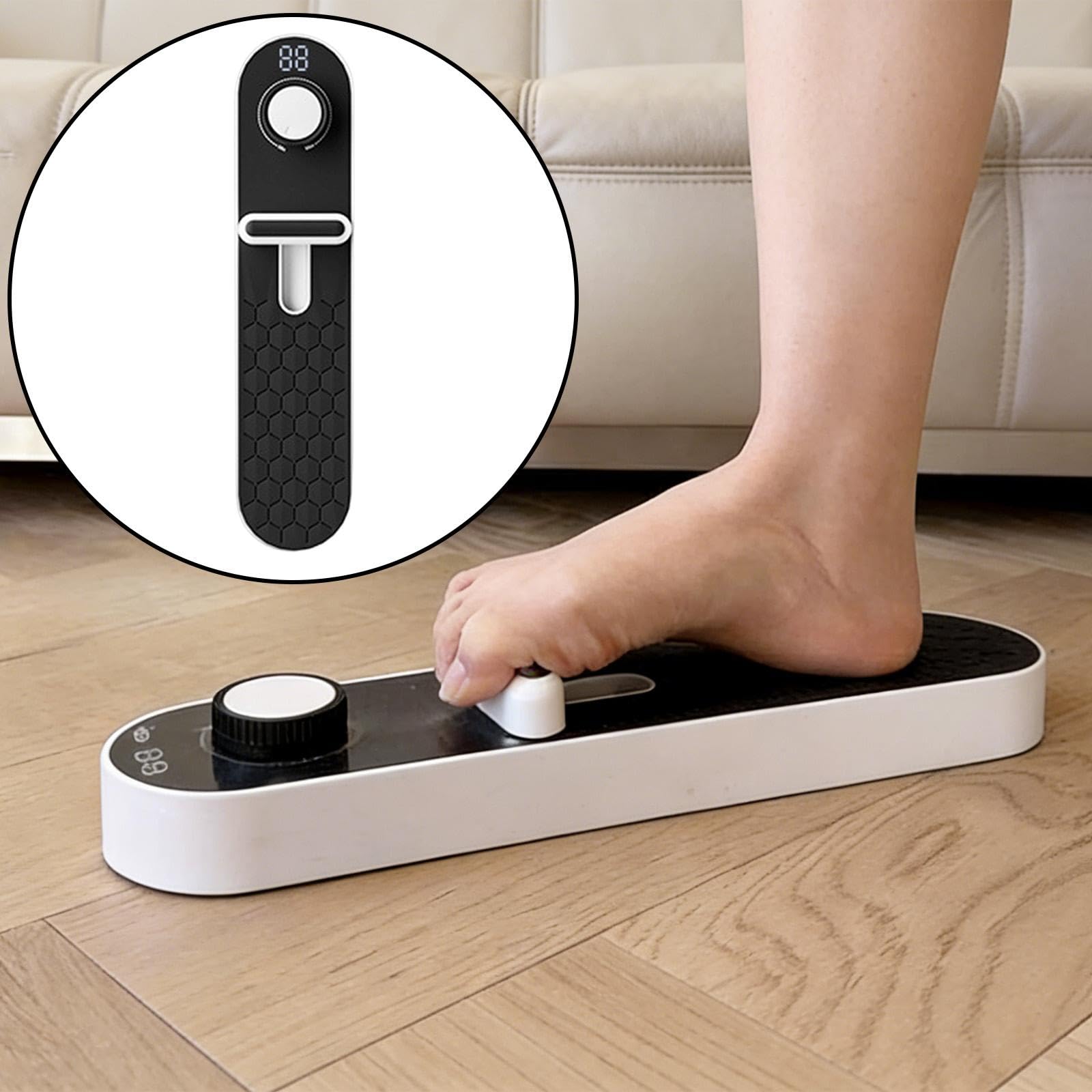 Ejercitador para Pies Aparato Fortalecimiento Arco Plantar Resistencia Ajustable Diseño Ergonómico Material Adecuado Bailarines Adultos Perso, Función de Contador