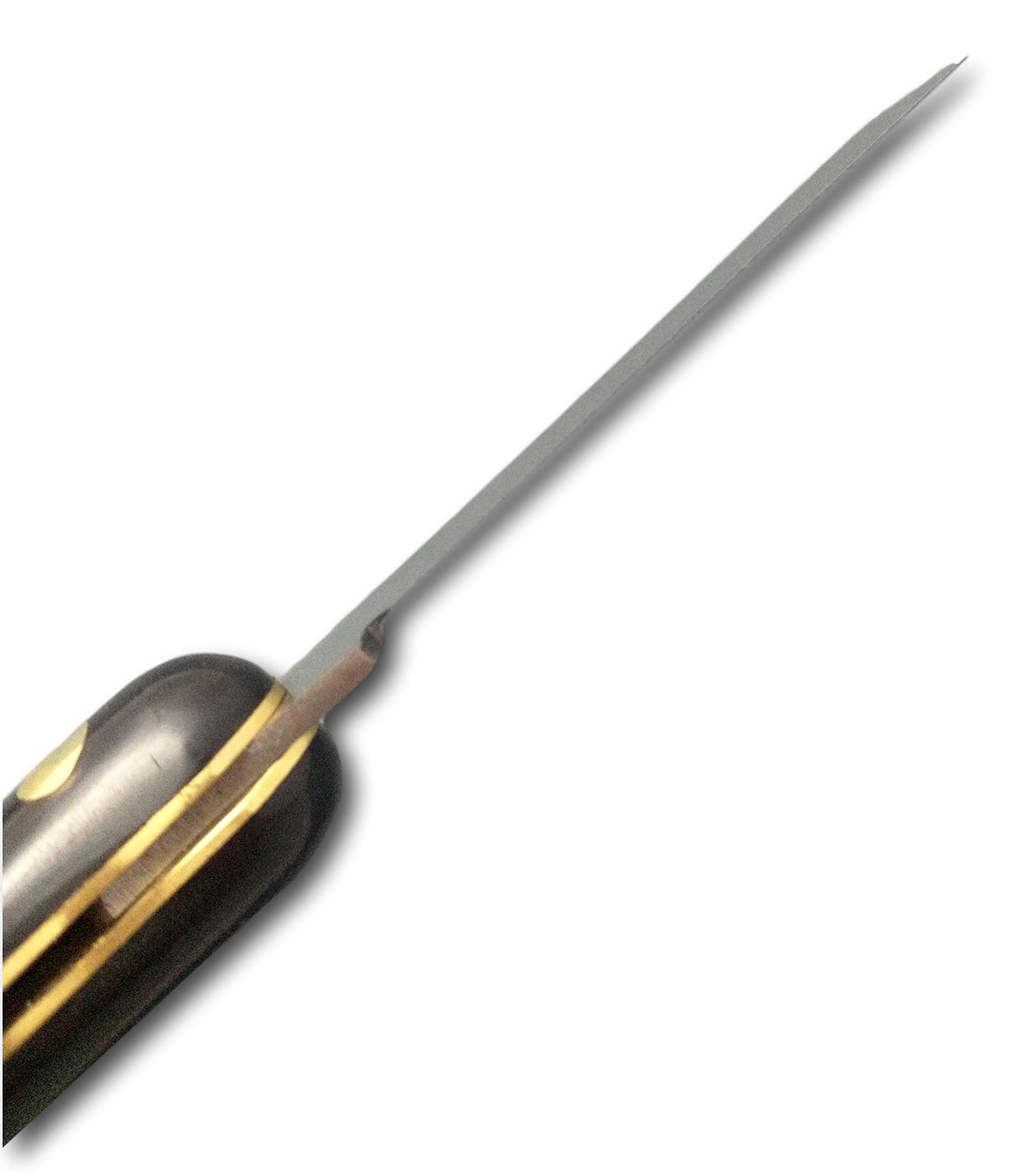 DUE BUOI COLTELLO DA INNESTO 226C - LAMA IN ACCIAIO AD ALTO TENORE DI CARBONIO