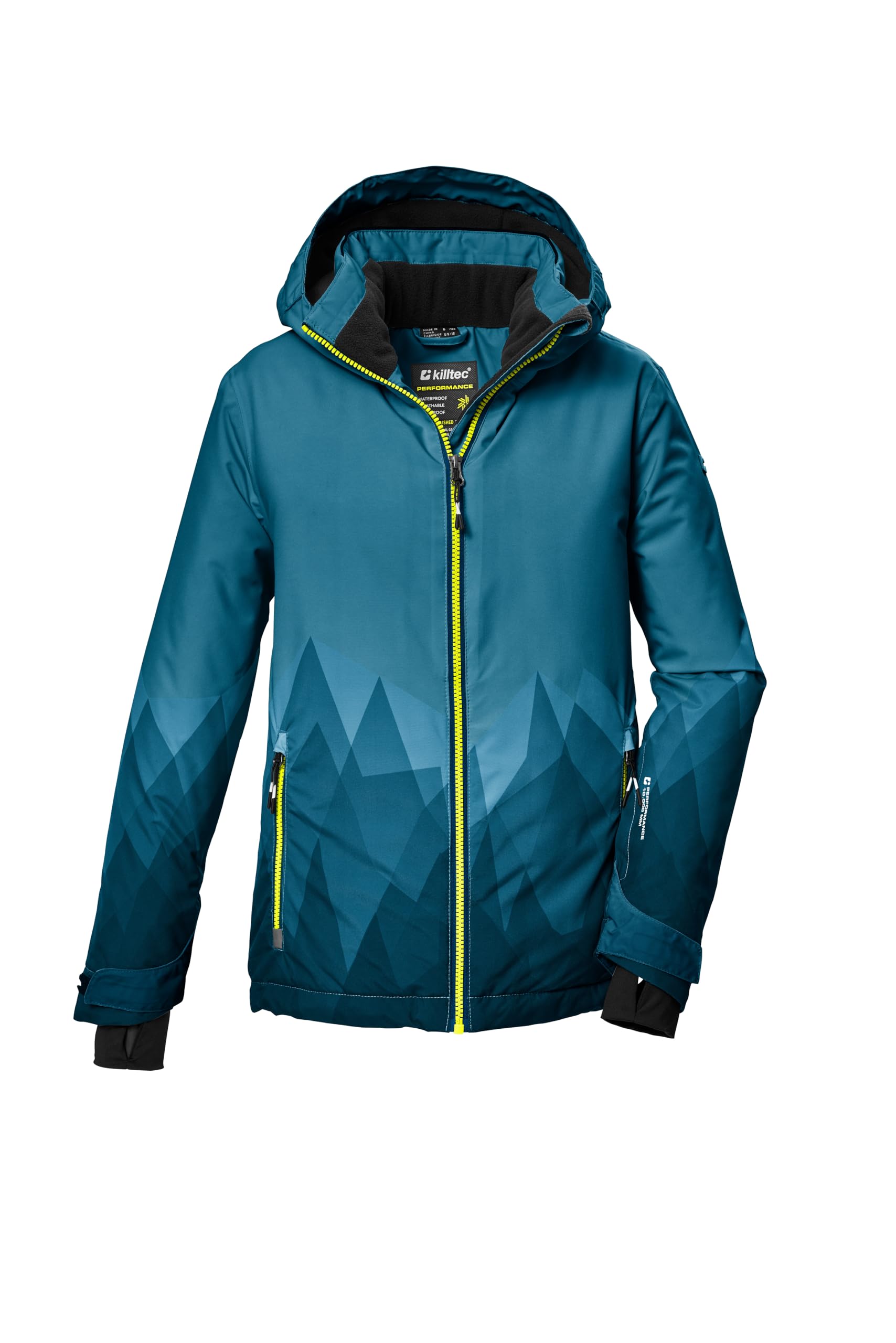 Killtec KSW 383 Bys Ski Jacket Chaqueta de esquí funcional con capucha y paranieves Niños