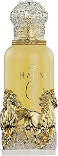 Golden Gallop by Hajine - Perfume for Women and Men - Amber Woody Fruity Scent - Notes of Jasmine, Oud, Patchouli, Sandalwood, Moss, Praline - 3.4 oz