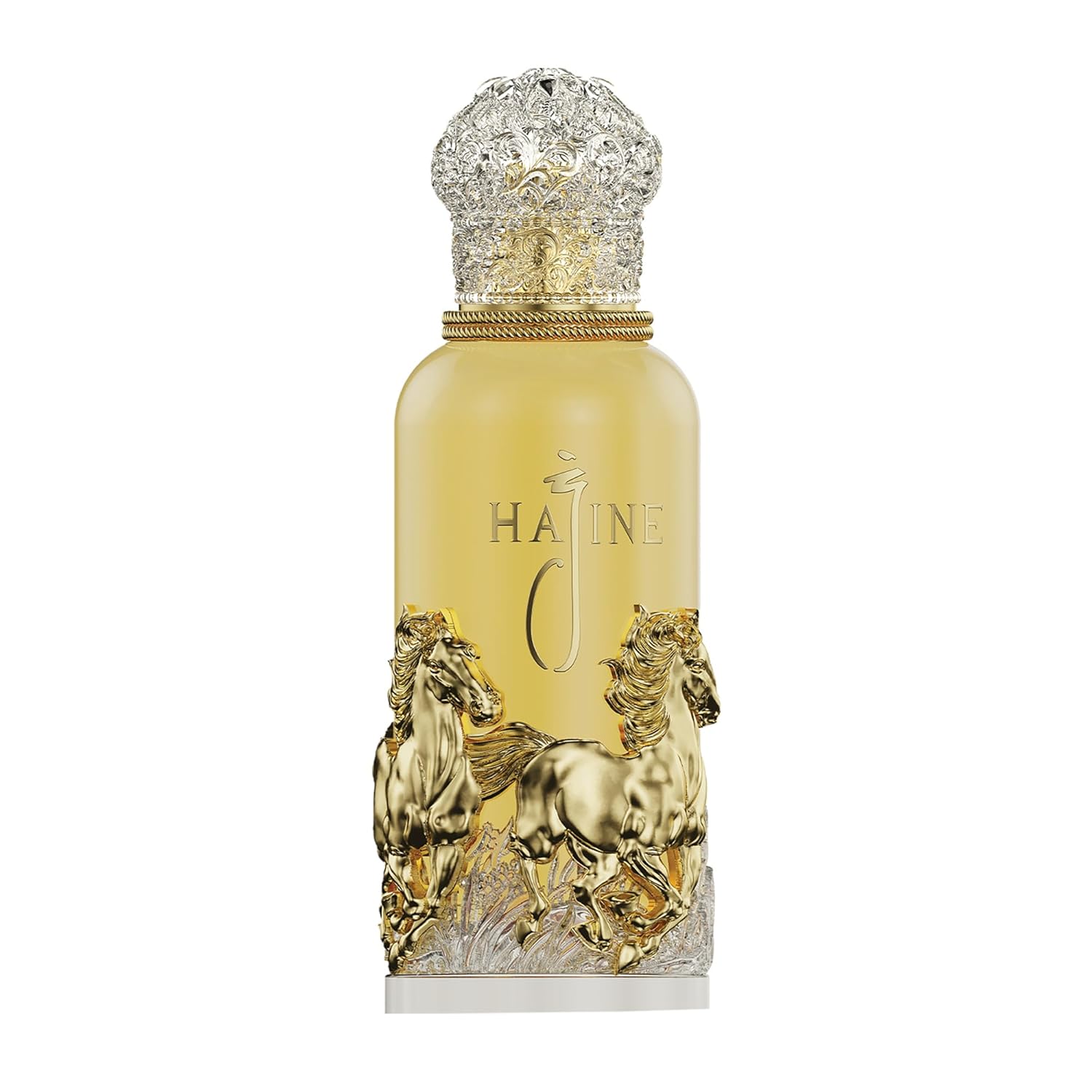 Golden Gallop by Hajine - Perfume for Women and Men - Amber Woody Fruity Scent - Notes of
