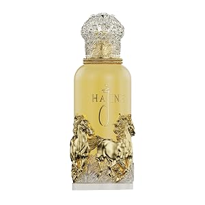 Golden Gallop by Hajine - Perfume for Women and Men - Amber Woody Fruity Scent - Notes of