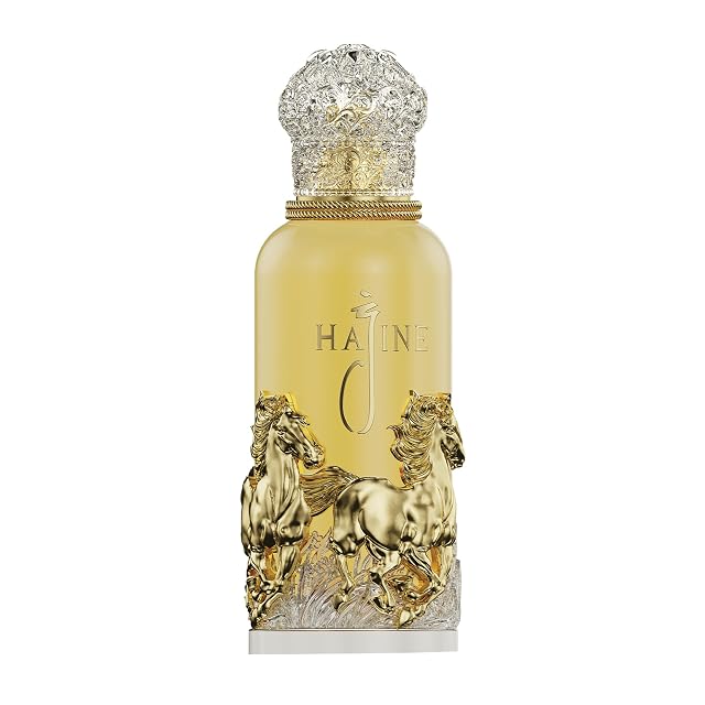 Golden Gallop by Hajine - Perfume for Women and Men - Amber Woody Fruity Scent - Notes of