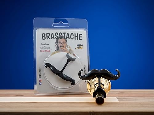 Miniatura 35 de Brasstache - Bigote con clip para boquilla de latón, accesorio de regalo para trompeta, trombón, tuba, cuerno francés, barítono, jugadores