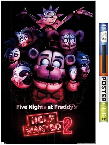 Trends International Póster de pared de Five Nights at Freddy's Help Wanted 2
