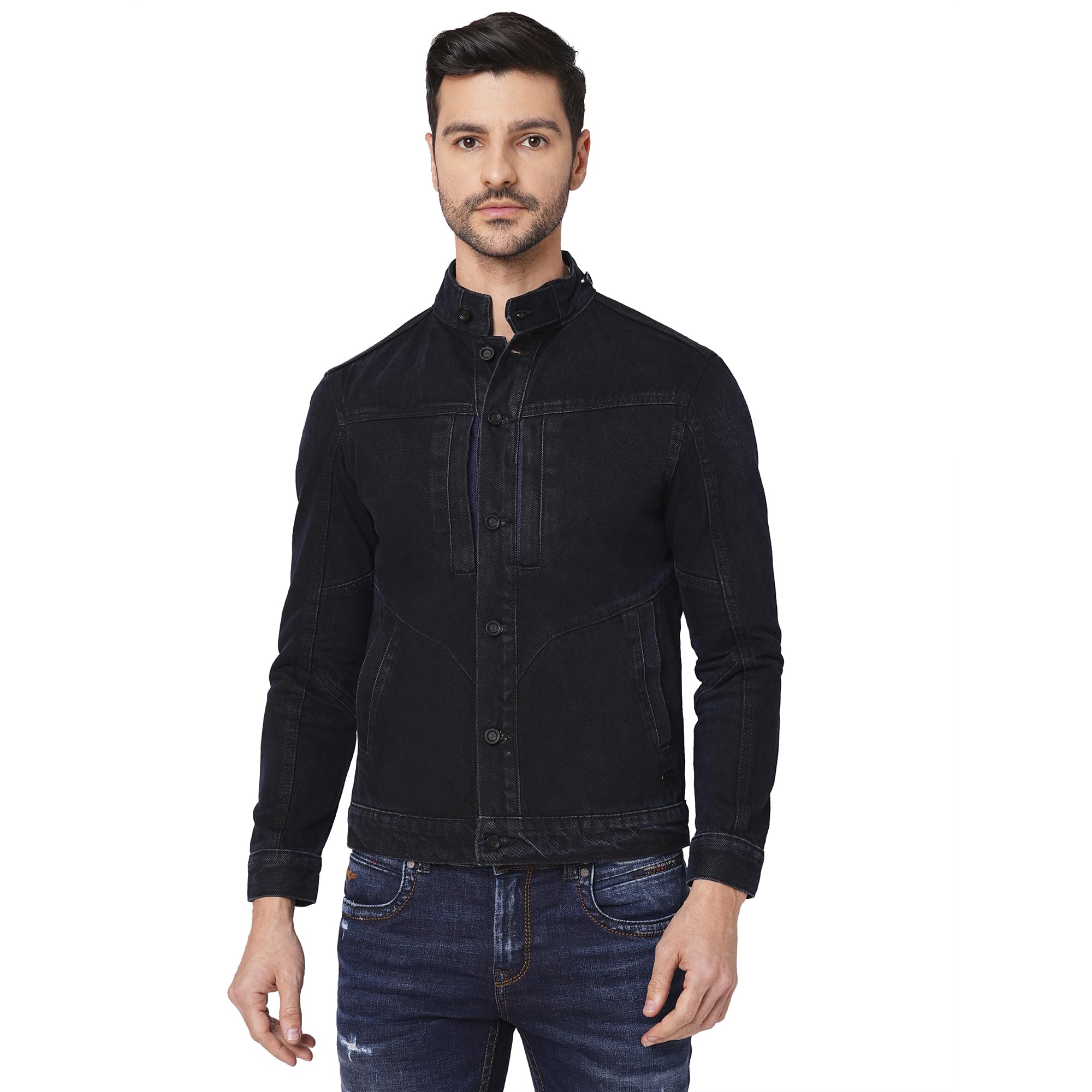 Classic Cotton Denim : Full Sleeve Slim Fit Jacket – Timeless Style, Pure Comfort-image-2