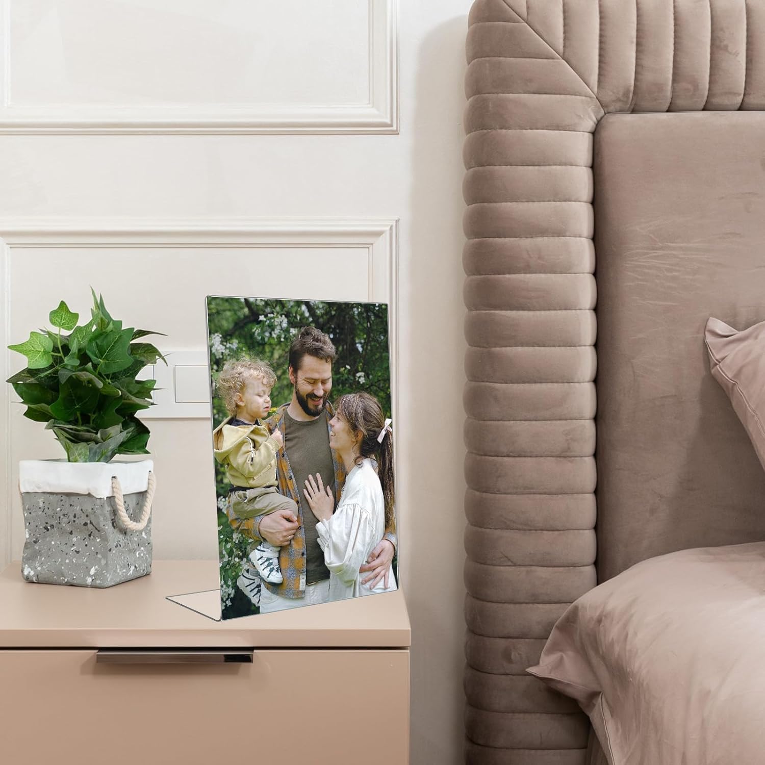 10 Stück A5 Acryl Tischaufsteller, Transparenter Aufsteller Kunststoff Menü Rack Display (A5-L 10Pack)