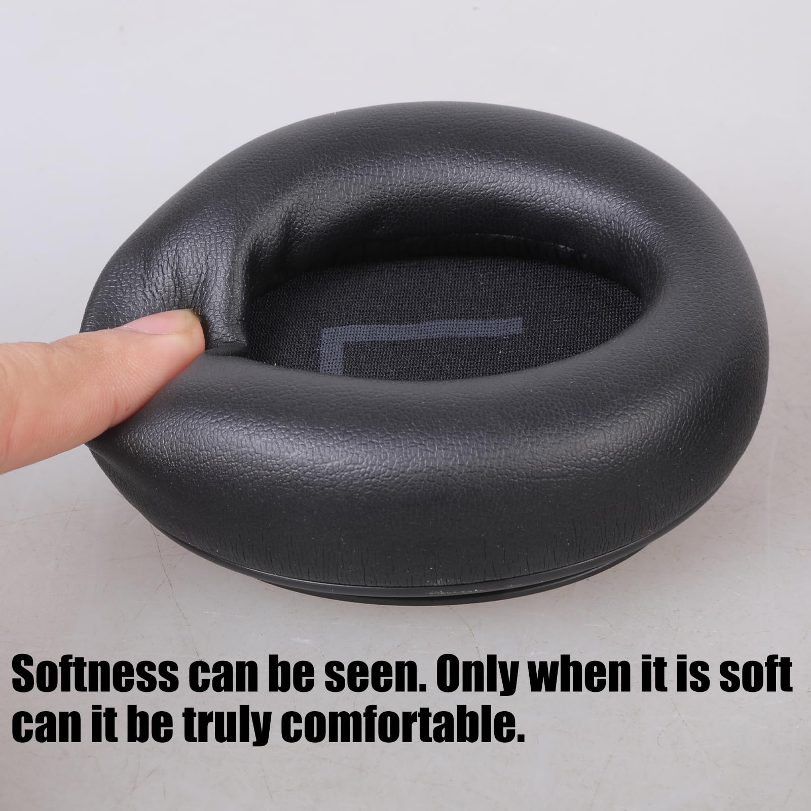 Cuscinetti auricolari in pelle di ricambio per cuffie BH76 Plus Cuscinetti paraorecchie copertura cuscinetti in memory foam