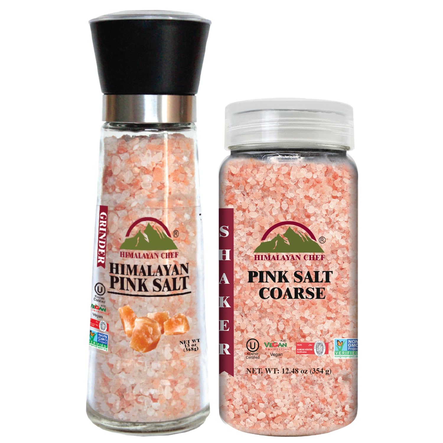 Mini Moulin à Poivre Et Sel Portable Céramique Réglable - Sel Himalaya Et Grains De Poivre Mini Moulin à Poivre Et Sel Portable Céramique Réglable - Sel Himalaya Et Grains De Poivre