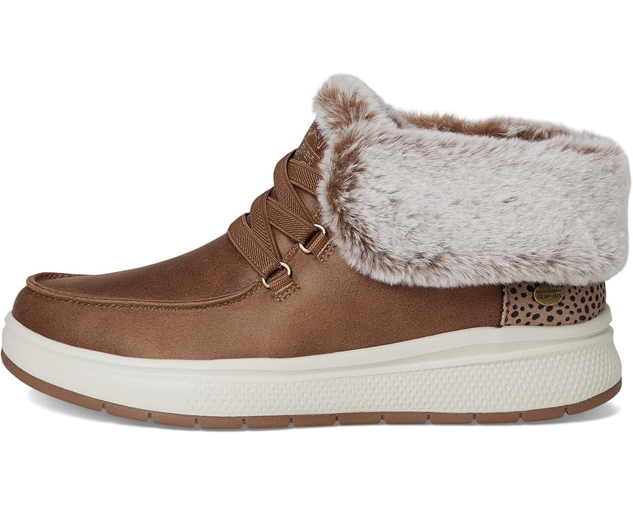 BOBS from SKECHERS Hands Free Slip-ins Skip Cute Wave - Fur Fancies - Left View
