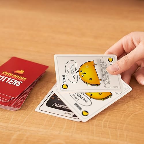Miniatura 4 de Exploding Kittens Edición original – 2 – 5 jugadores – A partir de 7 años – 15 minutos para jugar – Juego de cartas de alto riesgo – Juego de