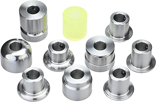 Miniatura 3 de Globauto Rodillo de cuentas que forma el conjunto 9 troqueles de metal 1 rollo de poliuretano que inclina el eje de 0.866 in Cr12