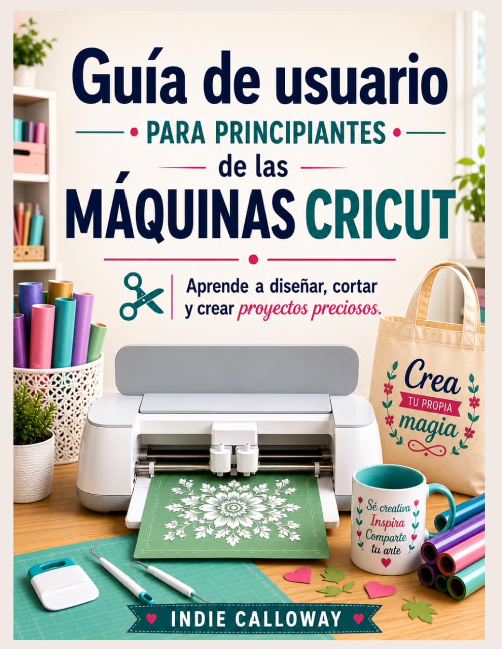Guía de usuario para principiantes de las máquinas Cricut: Aprende a diseñar, cortar y crear proyectos preciosos.