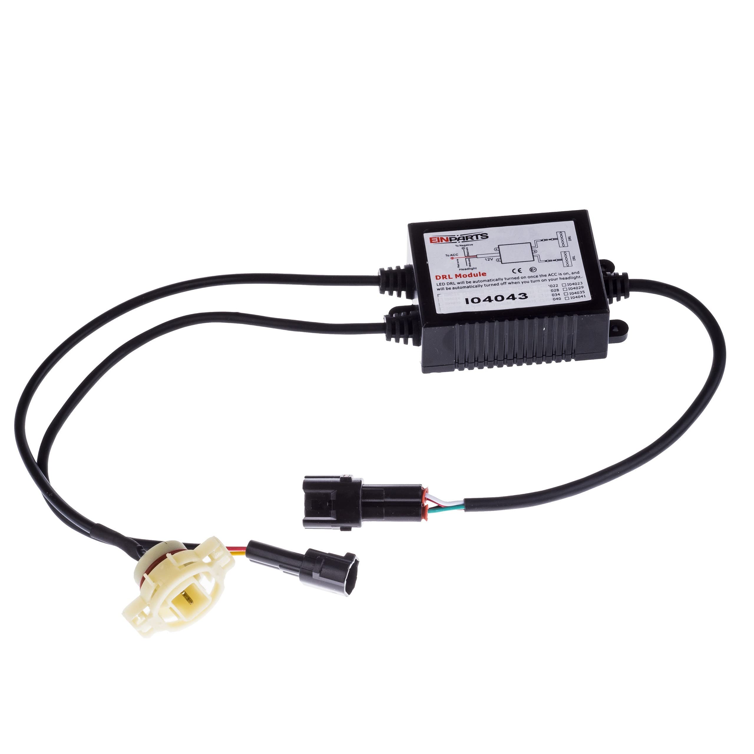 EinParts 2 en 1 Luz de circulación diurna del coche LED con certificado E4 R87, Luz Antiniebla Delantera Para Jeep Wrangler JK Facelift, Jeep Cherokee/Grand Cherokee, Dodge Journey