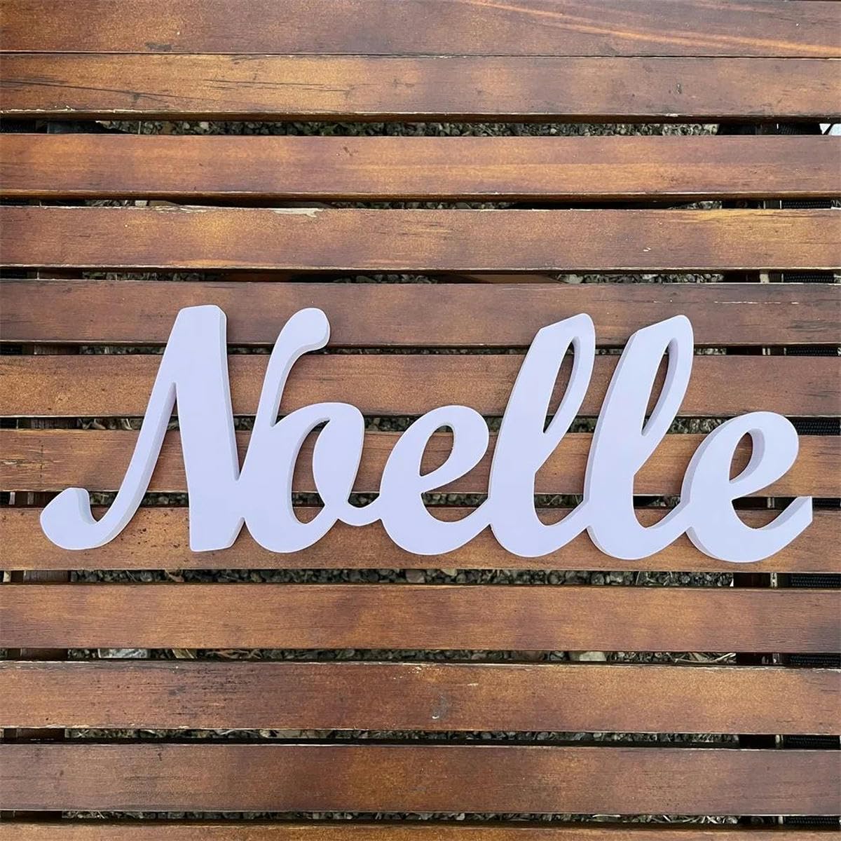 Letreros De Nombre Personalizados Grandes 3D Madera PVC Palabra Habitación De Los Niños Letras De Mesa Personalizadas Boda Bautismo Decoración De La Pared-30cm De Ancho
