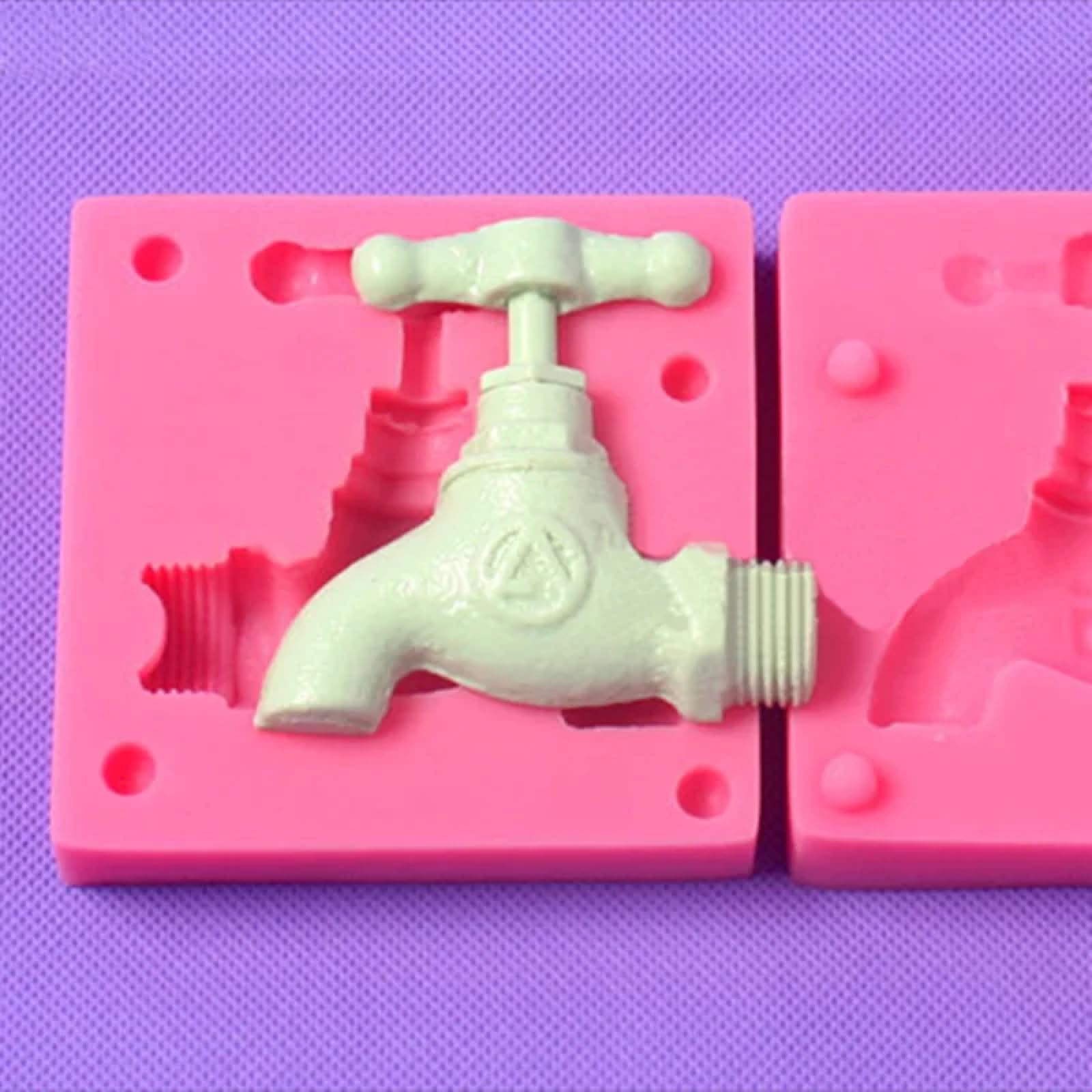 Molde de silicona para hacer fondant, 8,8 x 8,8 cm, molde de silicona 3D, para decoración de pasteles, chocolate, caramelos, herramientas para hornear, moldes de resina para fondant, accesorios