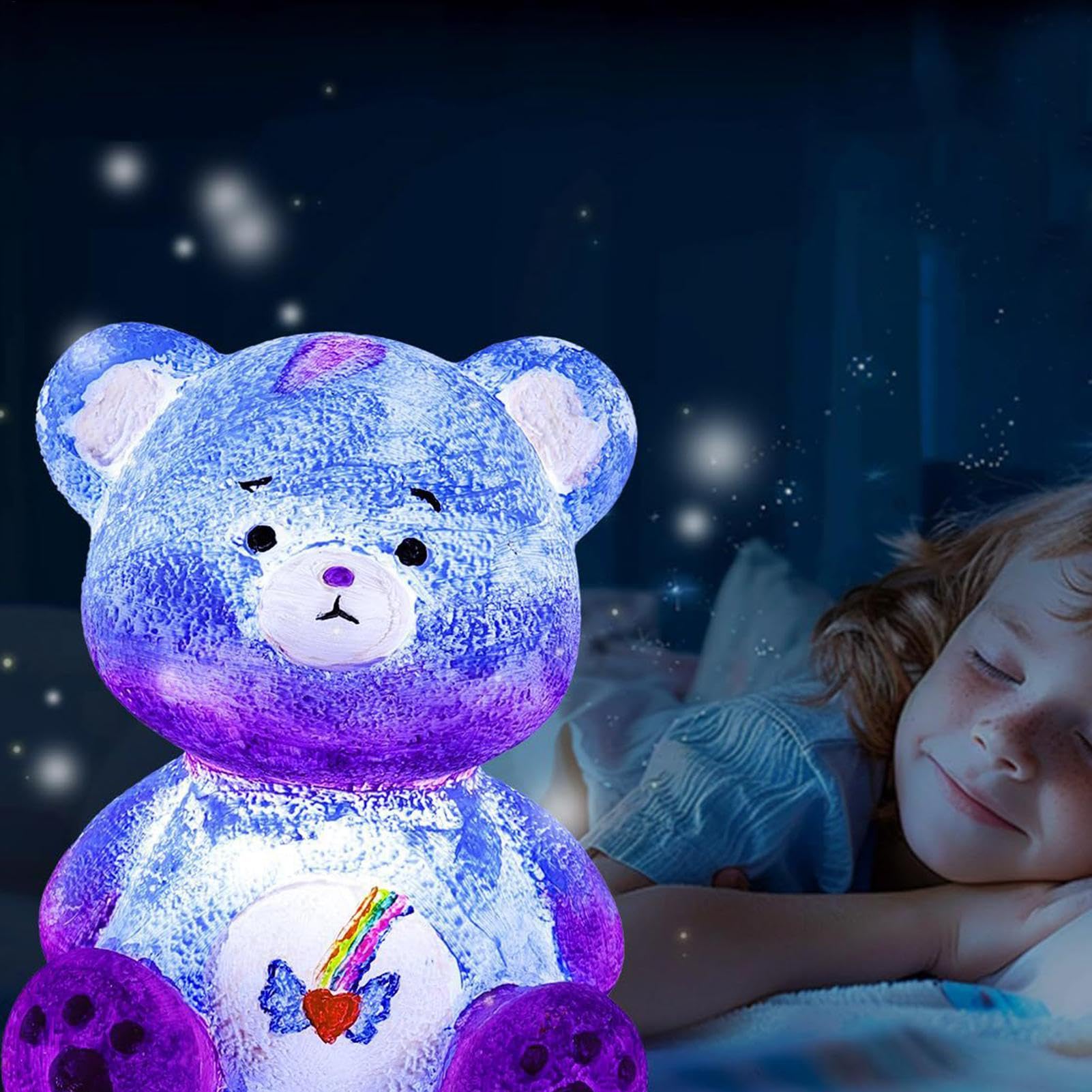 Amazon.co.jp: Zqkimzi Paint Your Own Bear、ベアランプキット