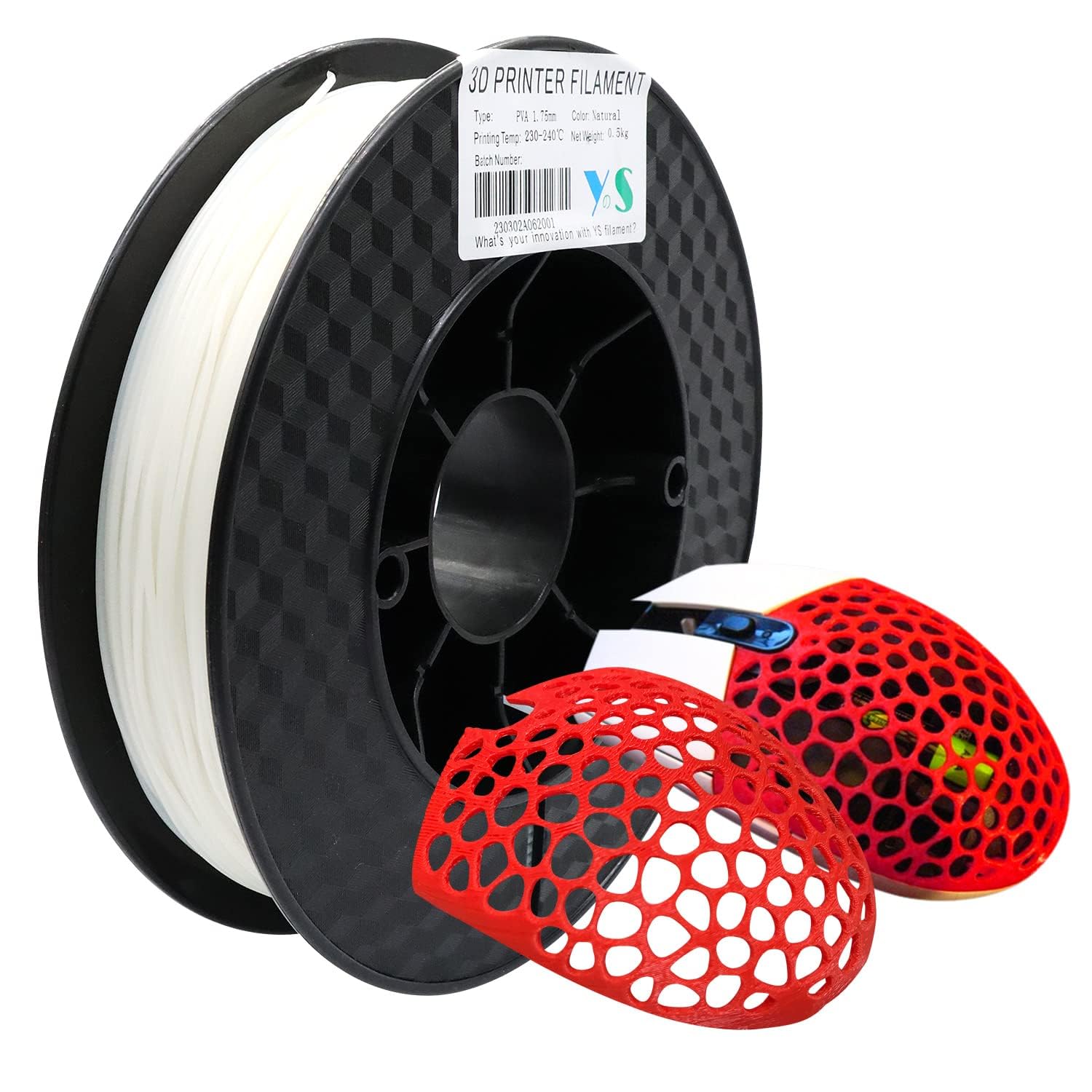 YOUSU Filament do drukarki 3D PVA 1,75 mm 500 g
