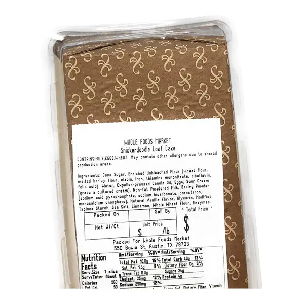 Loaf Cake Snickerdoodle, 14 Ounce 3