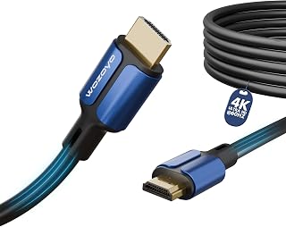 HDMI Cable V2.0 with Ethernet, Ultra HD 3D/4K@60Hz,16.5 Feet, 18Gbps Transmission Speed, HDR, Dolby Atmos, Compatible with All HDMI Devices Laptop Desktop TV Set-top Box Gaming Console